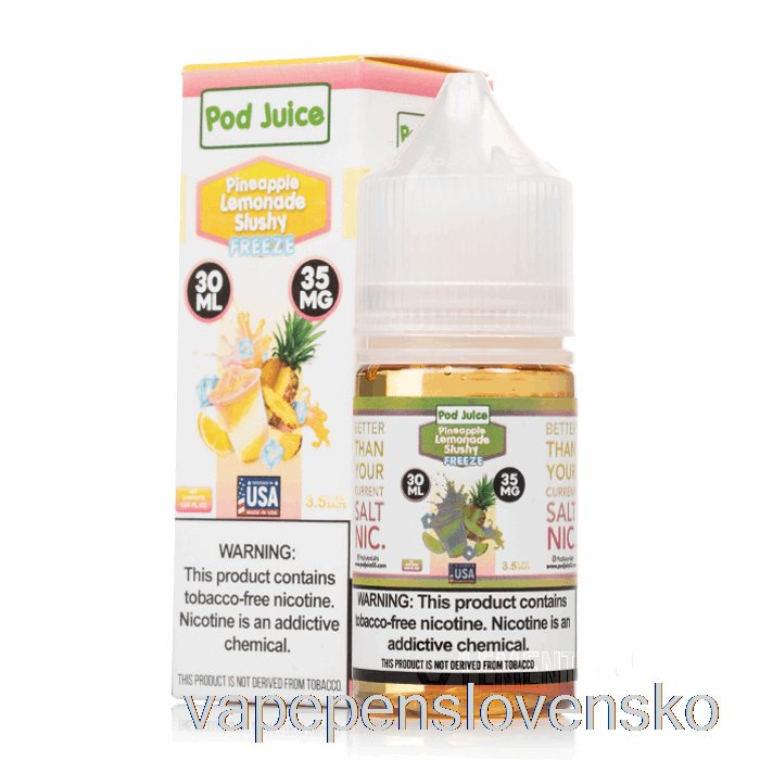Mrazená Ananásová Limonáda Kašovitá - šťava Z Lusku - 30 Ml 20 Mg Vape Pero